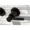 Kingston Brass KS8125DKL 2-Handle Wall Mount Bathroom Faucet, Oil Rubbed Bronze KS8125DKL - alternate 2